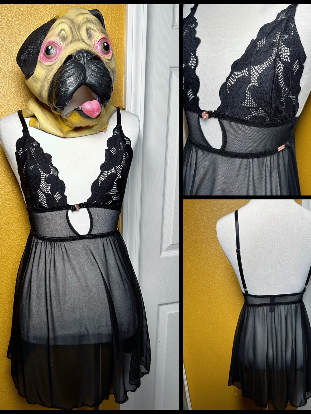 RACHEL ROY, sheer lingerie dress!!